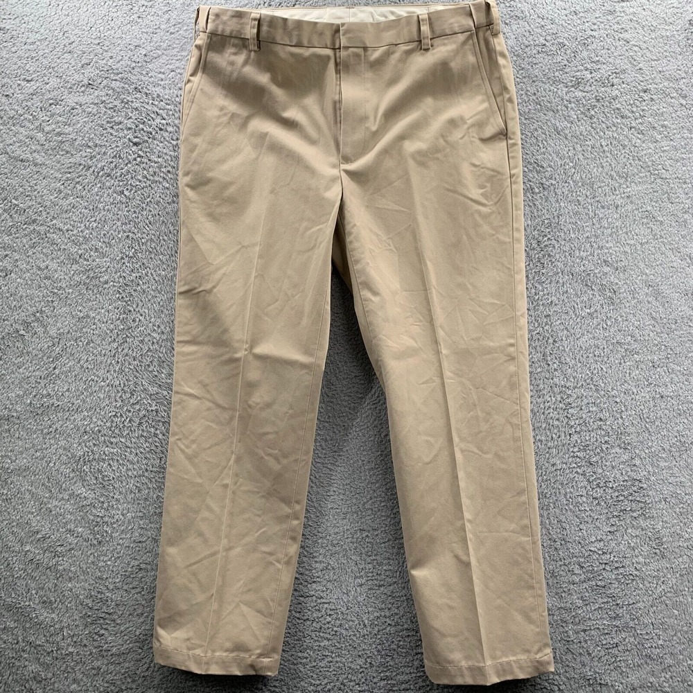 ORVIS Pants Mens 39x29 Measured Beige Tag: 36 - Picture 2 of 8